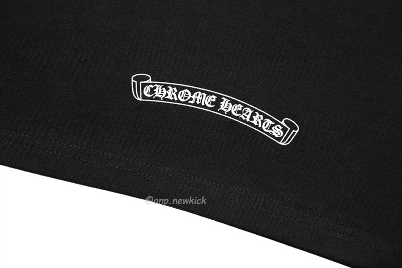 Chrome Hearts Horse Shoe Logo Pocket Black T Shirt (6) - newkick.app